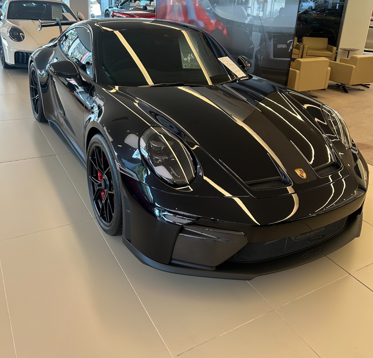 A 911 GT3 dressed entirely in black, photographed by us in Sydney. Photography: Queen of Cars.
